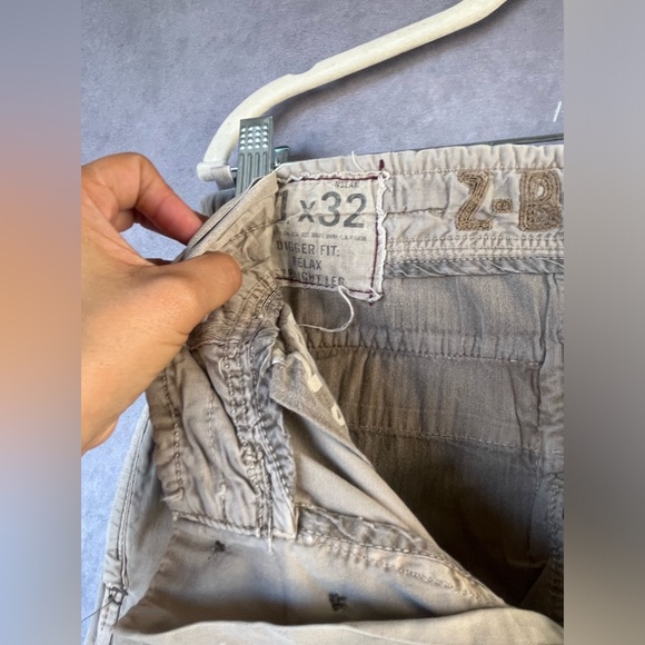 Z-Brand Tan Y2K Cargo Pants 31 X32 Men’s Combra Design - Picture 7 of 7